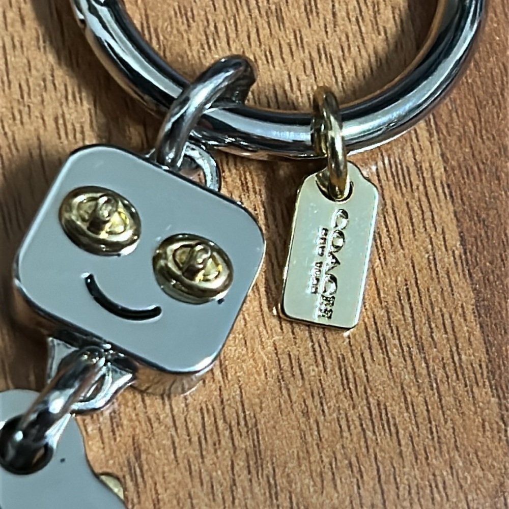 Coach Gold Robot Keychain - Picture 5 of 8